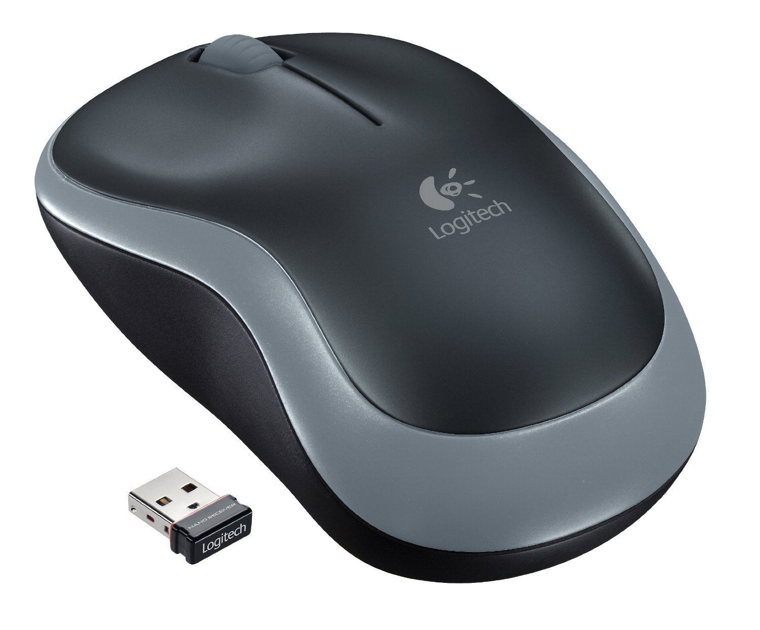 Logitech M185 Wireless Mouse (Grey)